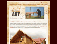 Tablet Screenshot of frankart.ro